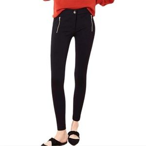 LOFT Ponte Leggings Zip Pocket